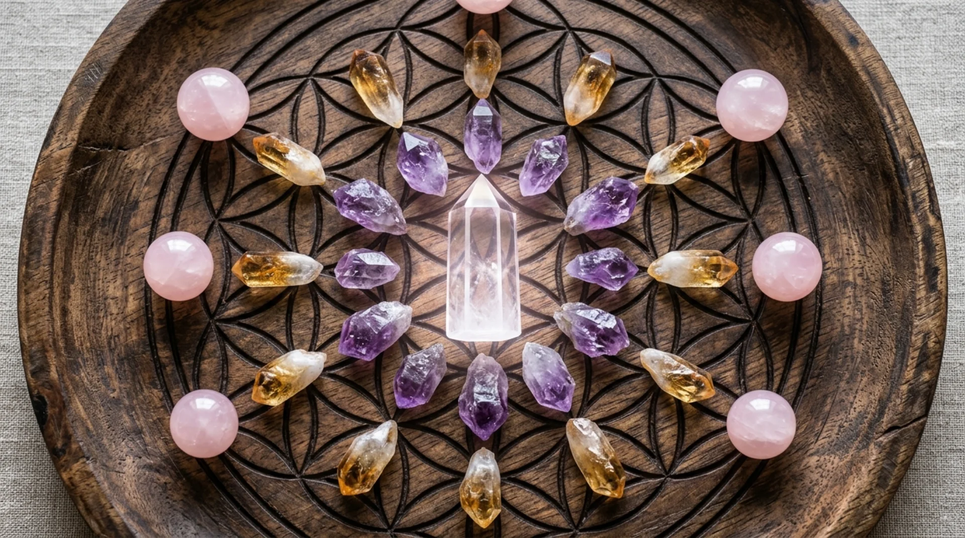 Cómo Combinar Cuarzos y Geometría Sagrada en Rejillas de Sanación