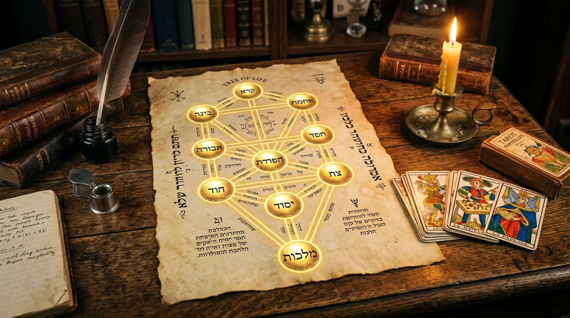 Tarot y Cábala: El Árbol de la Vida y los 22 Senderos de la Conciencia
